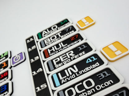 2026 F1 Driver Grid Fridge Magnet | Racing Gift