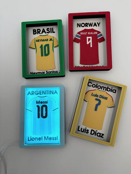 Personalized Soccer Jersey Lightbox | Custom Team Gift