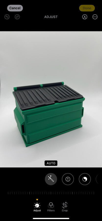 Mini Dumpster Pen Holder – 3D Printed Desk Organizer