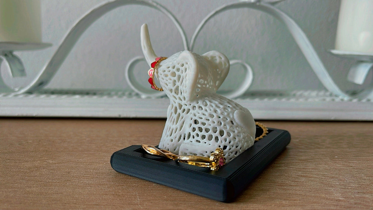 Elephant Ring Holder with Tray | Engagement Gift for Her