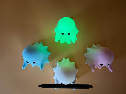 Friendly Ghost Desk Organizer | Pen Holder | Halloween Decoration | Office Gift | Trick or Treat | Glow in the Dark | Funny Gift