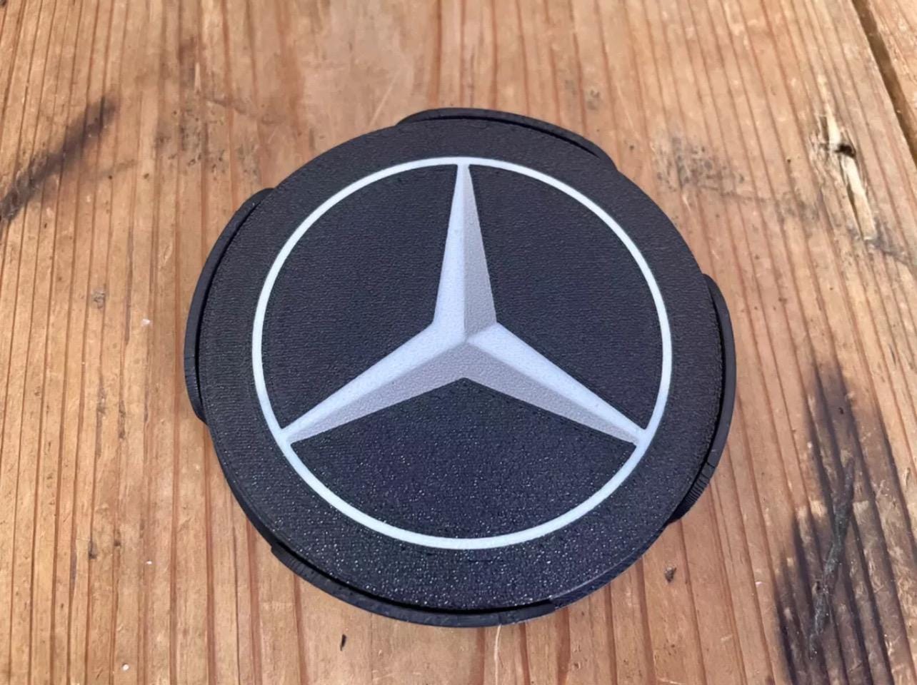 Mercedes Coaster Set of 5 w/ Free Holder