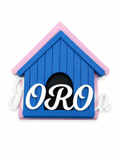 Personalized Dog House Name Sign | Puppy Room Wall Decor