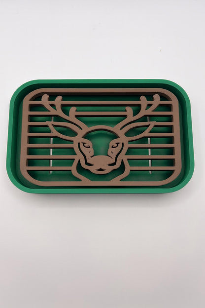 3D Printed Christmas Soap Dish Set | Holiday Bathroom Decor