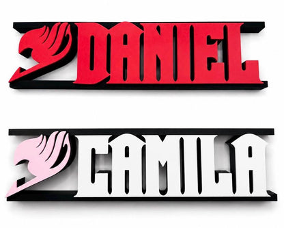 Personalized Fairy Name Sign | Anime Desk Decor