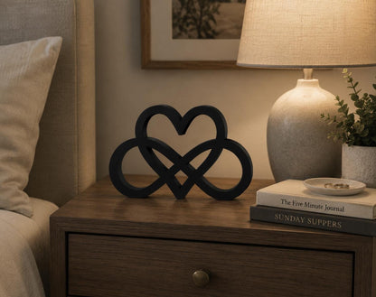 Infinity Heart Sculpture | Anniversary & Wedding Gift