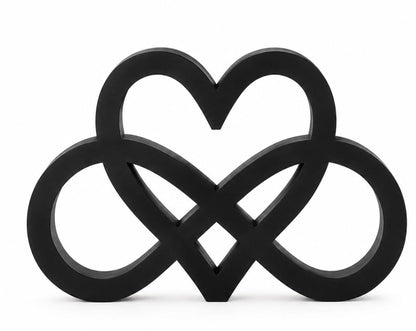Infinity Heart Sculpture | Anniversary & Wedding Gift