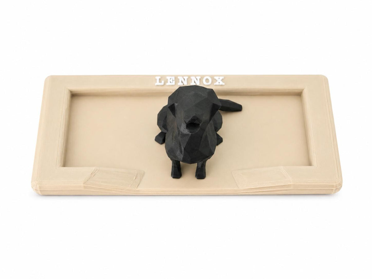 Custom Dog Ring Holder with Dog Bed Dish (Small or Large) – Personalized Gift for Her – Multi-Breed 3D Design –Engagement or Pet Lover Gift