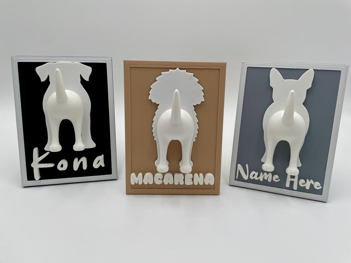 Personalized Dog Leash Holder | Custom Pet Breed Wall Decor