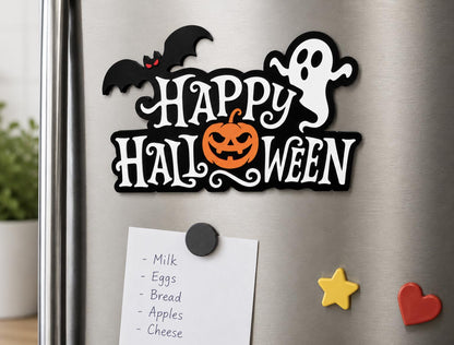 Happy Halloween Sign | 3D Printed Table Sign or Magnet