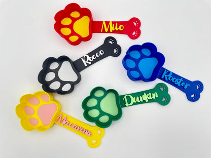 Personalized Dog Food Scoop, Custom Puppy Kibble Measuring Cup