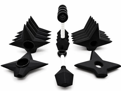 Ninja Shuriken & Kunai Fridge Magnet Set, Anime Gift