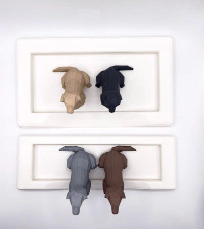 Couple Dog Ring Holder Set | His & Hers Engagement Gift