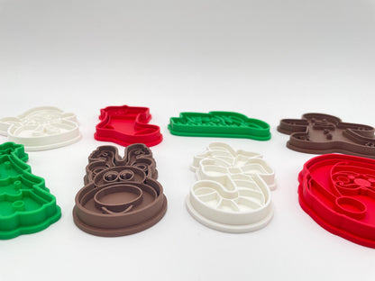 Christmas Cookie Cutter Set | Holiday Baking Shapes