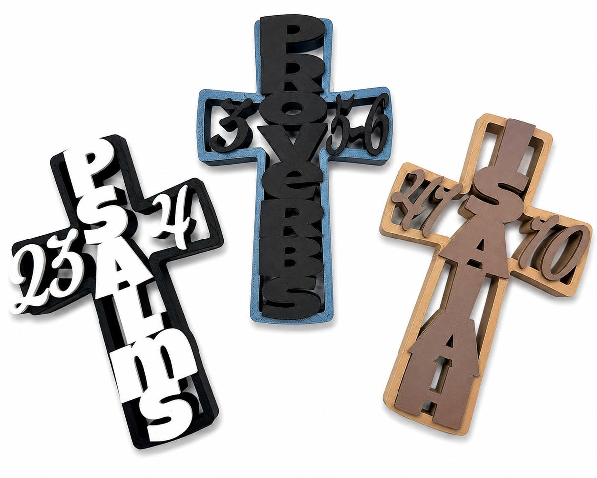 Custom Bible Verse Cross, Personalized Christian Wall Decor, Scripture Cross, Religious Gift, Faith Wall Art, Custom Christian Gift