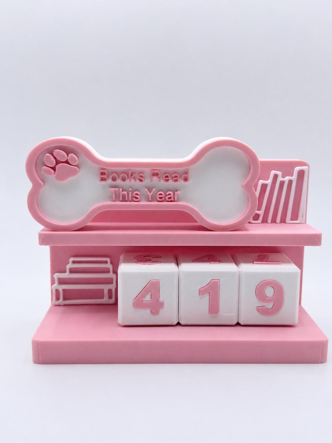 Dog Theme Books Read Tracker | Reading Goal Counter