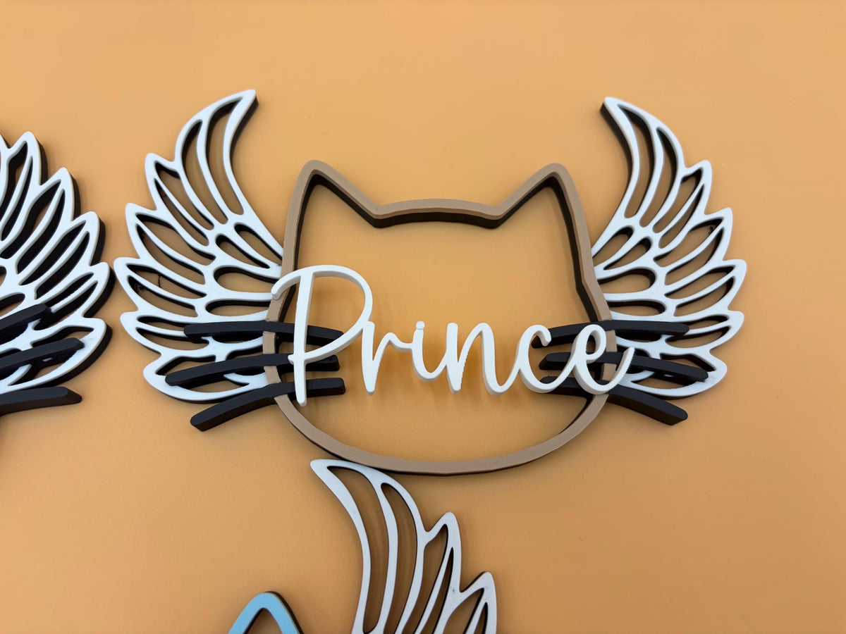 Personalized Cat Memorial Sign | Custom Name Sign | Pet Loss Gift | Food Sign | Wall Decor | Personalized | Pet Gifts | Kitten |