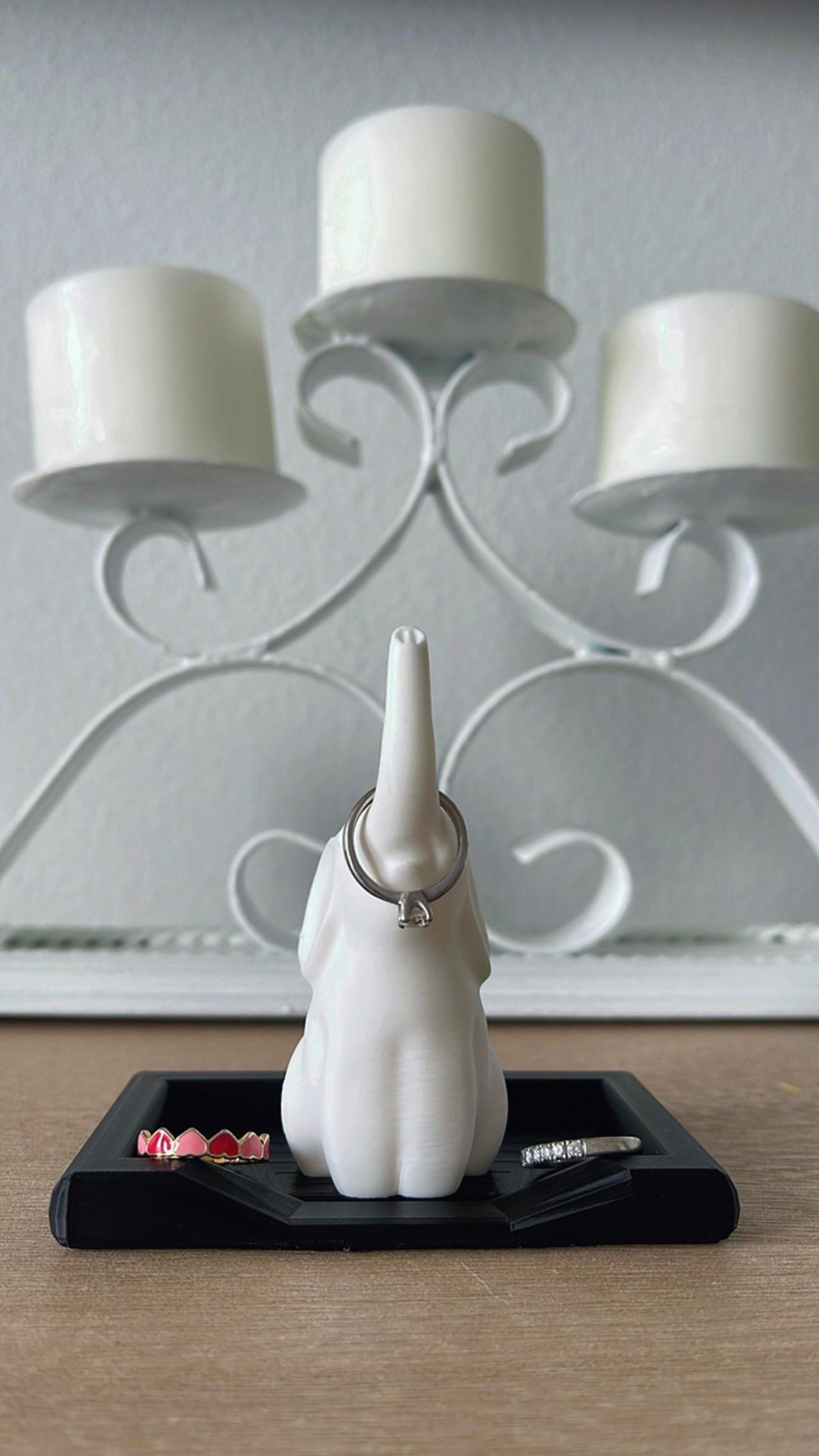 Elegant Elephant Ring Holder | Engagement Gift for Her