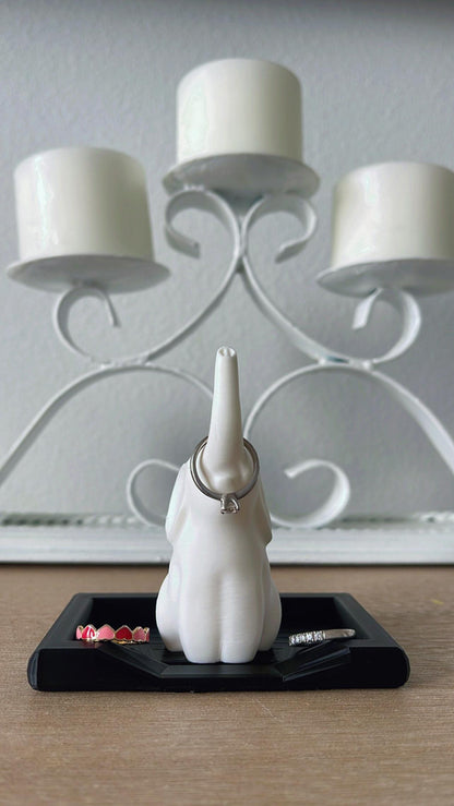 Elegant Elephant Ring Holder | Engagement Gift for Her