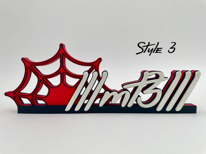 Custom Superhero Name Plate | Personalized Kids Room Decor