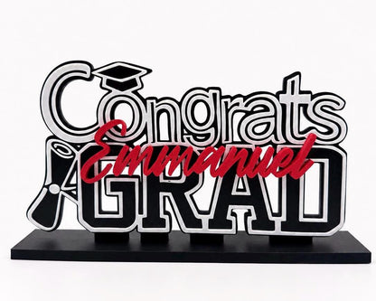 Personalized Graduation Sign 2026 | Grad Party Table Decor