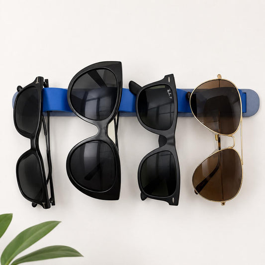 Wall Mounted Glasses & Sunglasses Holder, Eyewear Organizer