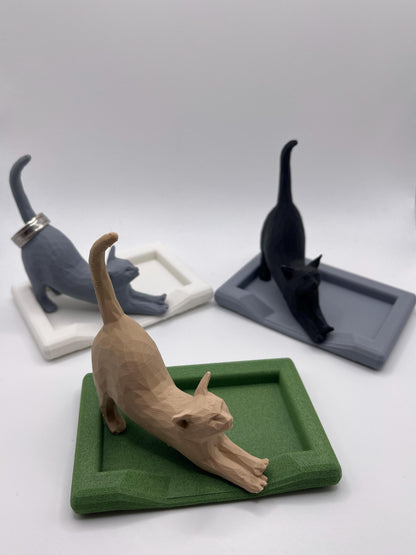 Cat Bed Ring Holder | Cat Jewelry Dish Gift