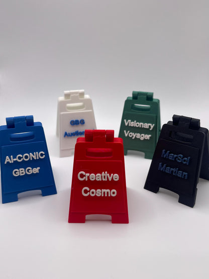 Funny Mini Desk Sign | Personalized Coworker & Boss Gift