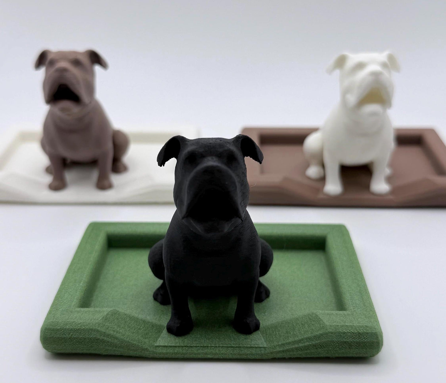 English Bulldog Ring Holder | 3D Printed Dog Lover Gift