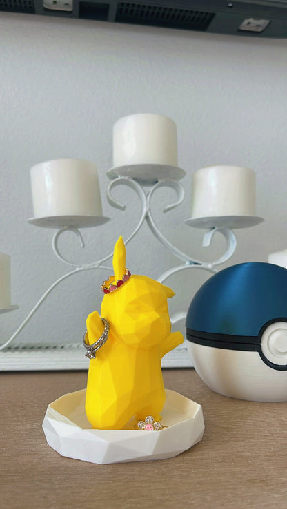 Electric Mouse-Inspired Ring Holder | Gamer Desk Decor