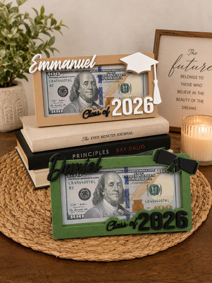 Personalized Graduation Money Holder | Class of 2026 Gift