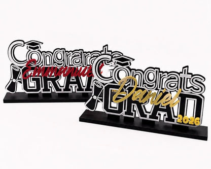Personalized Graduation Sign 2026, Grad Party Table Decor