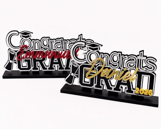 Personalized Graduation Sign 2026, Grad Party Table Decor