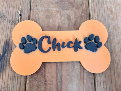 Custom Dog Bone Name Sign | Personalized Puppy Wall Decor