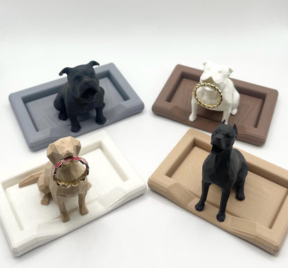 Custom Dog Bed Ring Holder, Personalized Engagement Gift