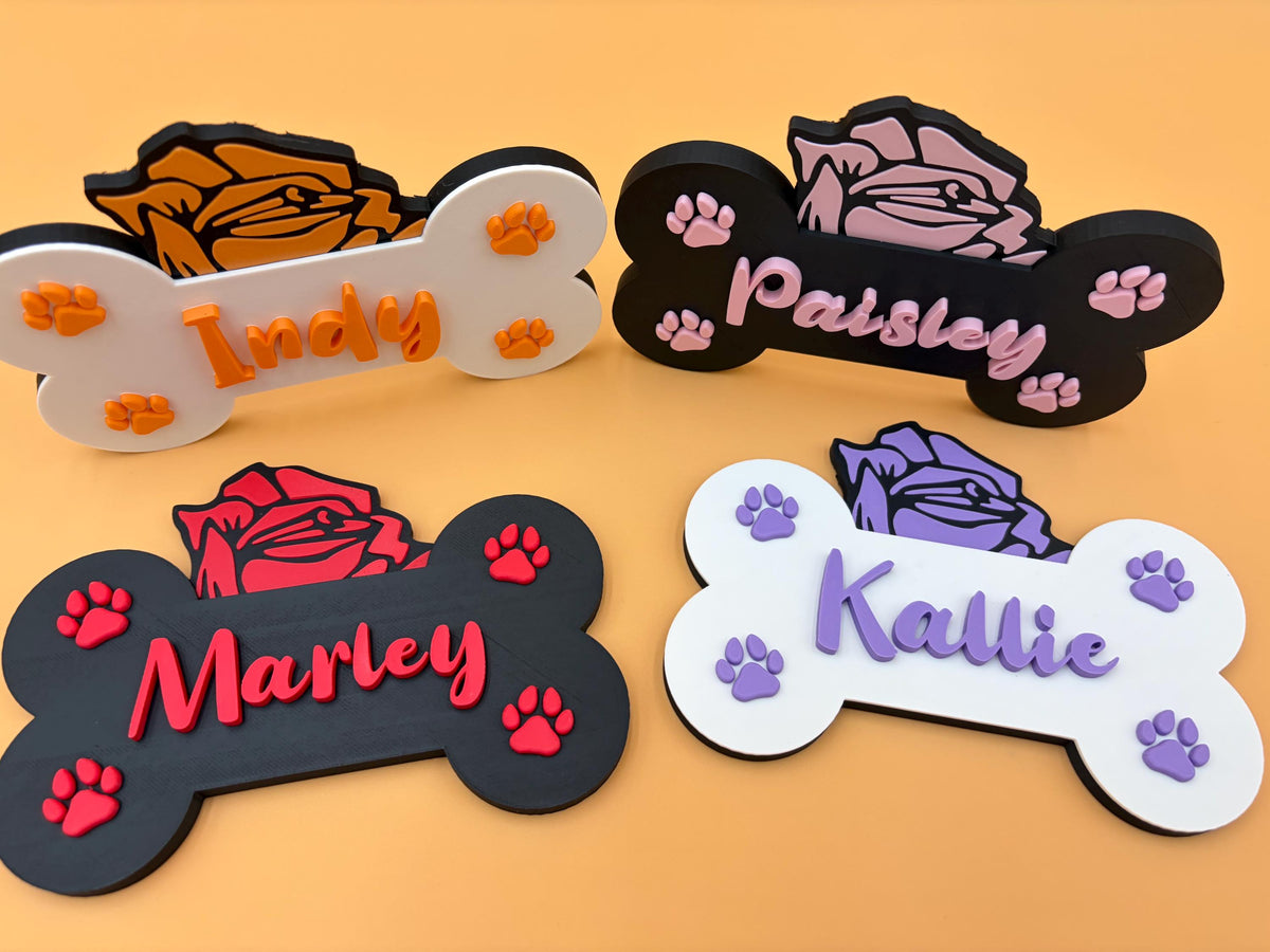 Personalized Dog Name Sign | Custom Pet Name Wall Decor | Dog Room Sign | Puppy Name Plaque | Dog Lover Gift | Custom Dog Decor