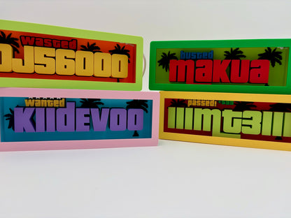 Custom Gaming Lightbox | Personalized Desk Decor