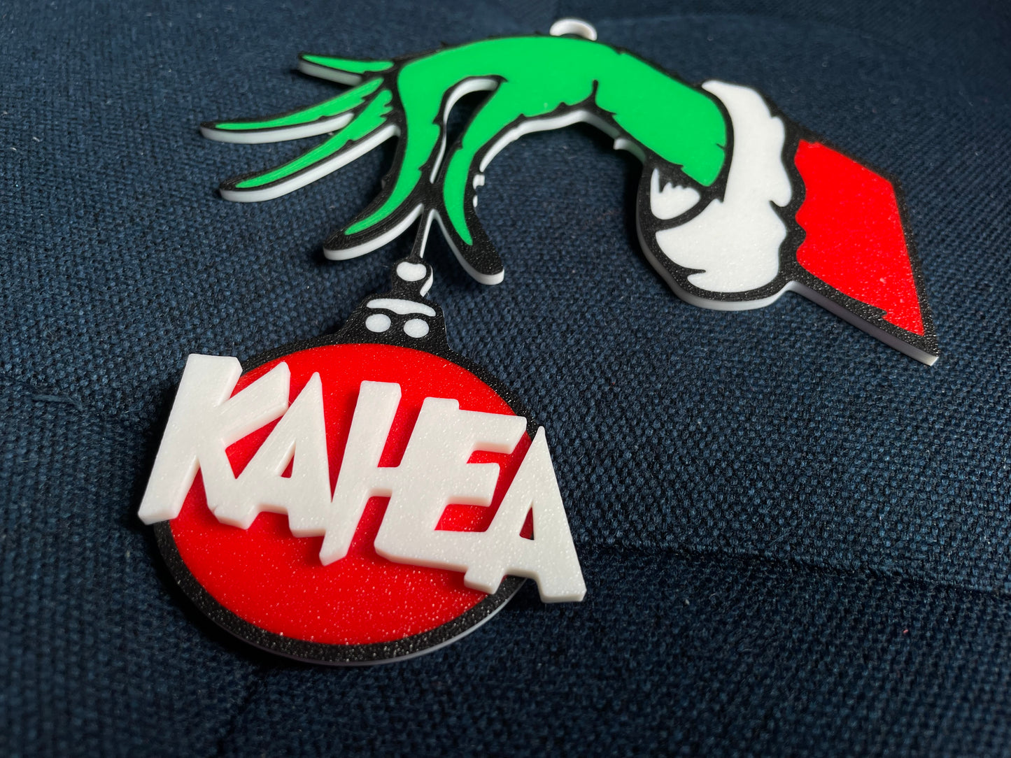 Grinch Inspired Ornament | Personalized Christmas Ornament