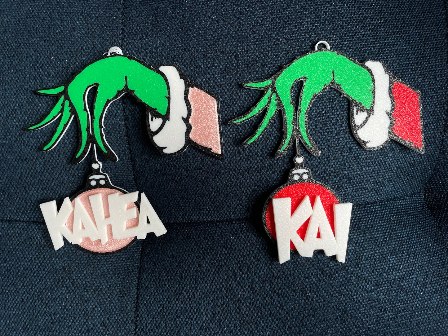 Grinch Inspired Ornament | Personalized Christmas Ornament