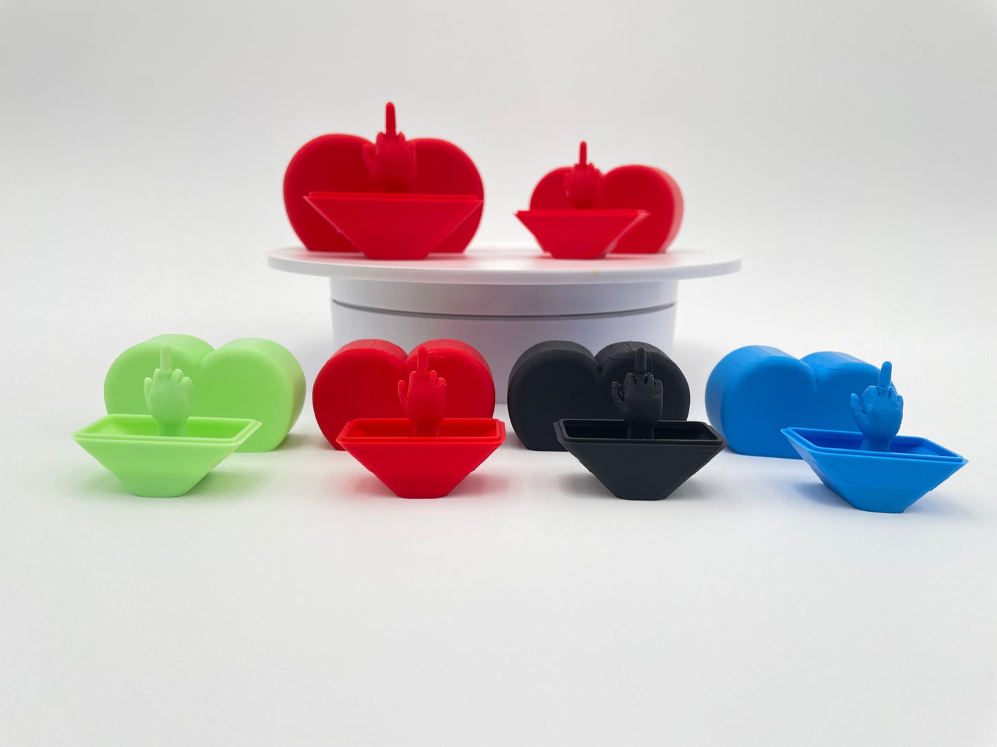 Heart-Shaped Middle Finger Gag Gift