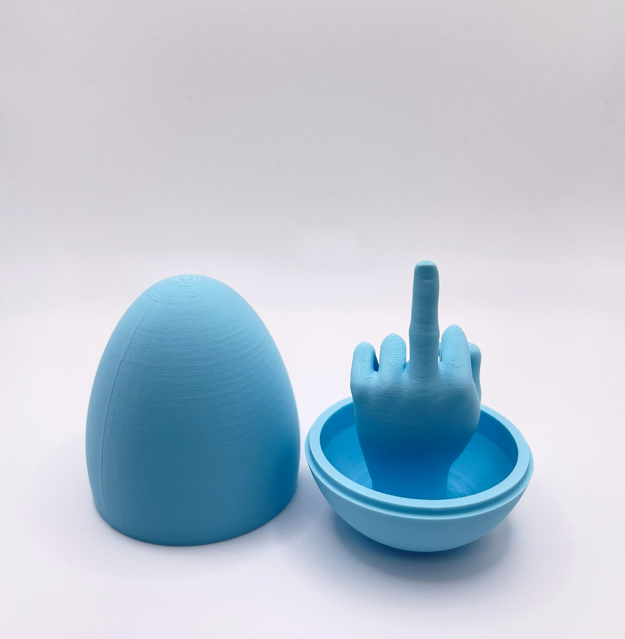 Surprise Middle Finger Egg – Funny 3D Printed Gag Gift Spheres with Unique Designs