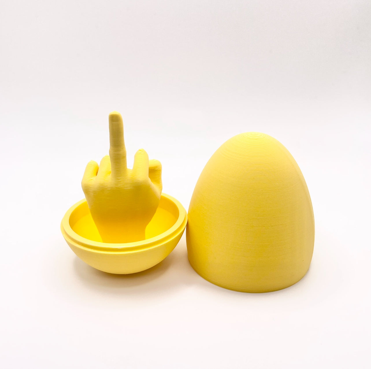 Surprise Middle Finger Egg – Funny 3D Printed Gag Gift Spheres with Unique Designs