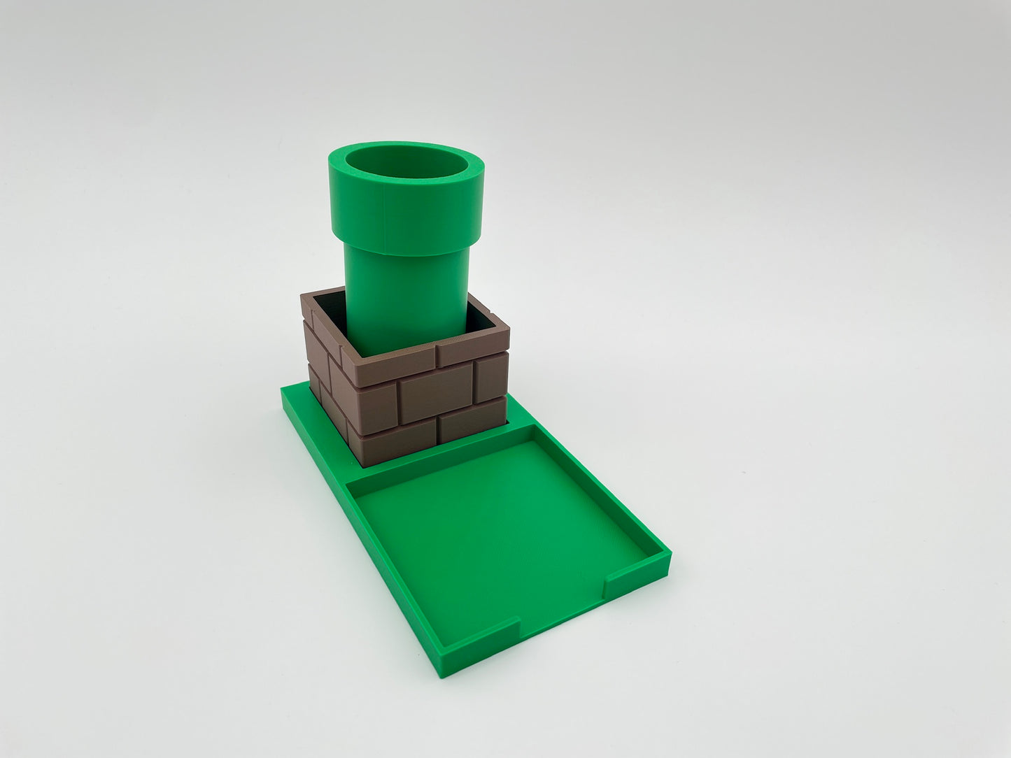 Mario Pipe Pen Holder & Sticky Note Stand – Super Mario Desk Organizer