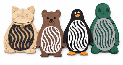 Cute Animal Soap Dish with Drain, Bear, Penguin, Cat & More