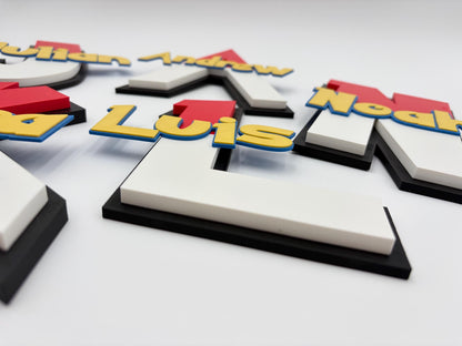 Custom 3D Anime Nameplate | Kids Gamer Room Door Sign
