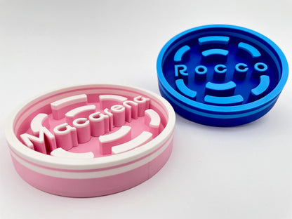 Personalized Dog Bowl, 3D Printed, Custom Pet Feeder
