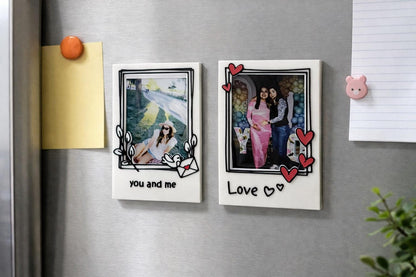 Custom Polaroid Photo Magnet | Personalized Keepsake Gift