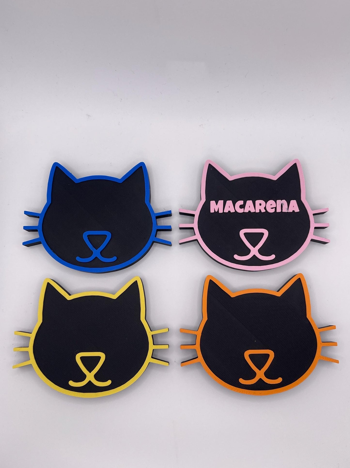 Custom Pet Name Magnet: 3D Printed Cat Fridge Decor