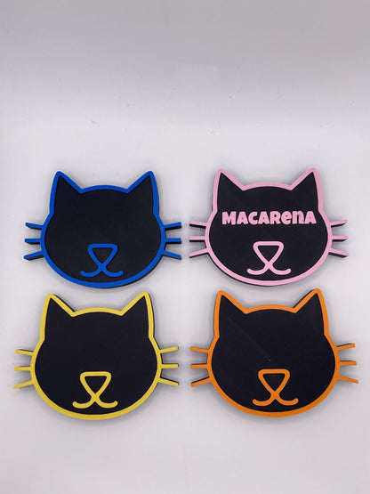 Custom Pet Name Magnet | 3D Printed Cat Fridge Decor