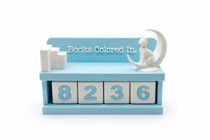 3D Printed Books Read Tracker | Reading Goal Counter